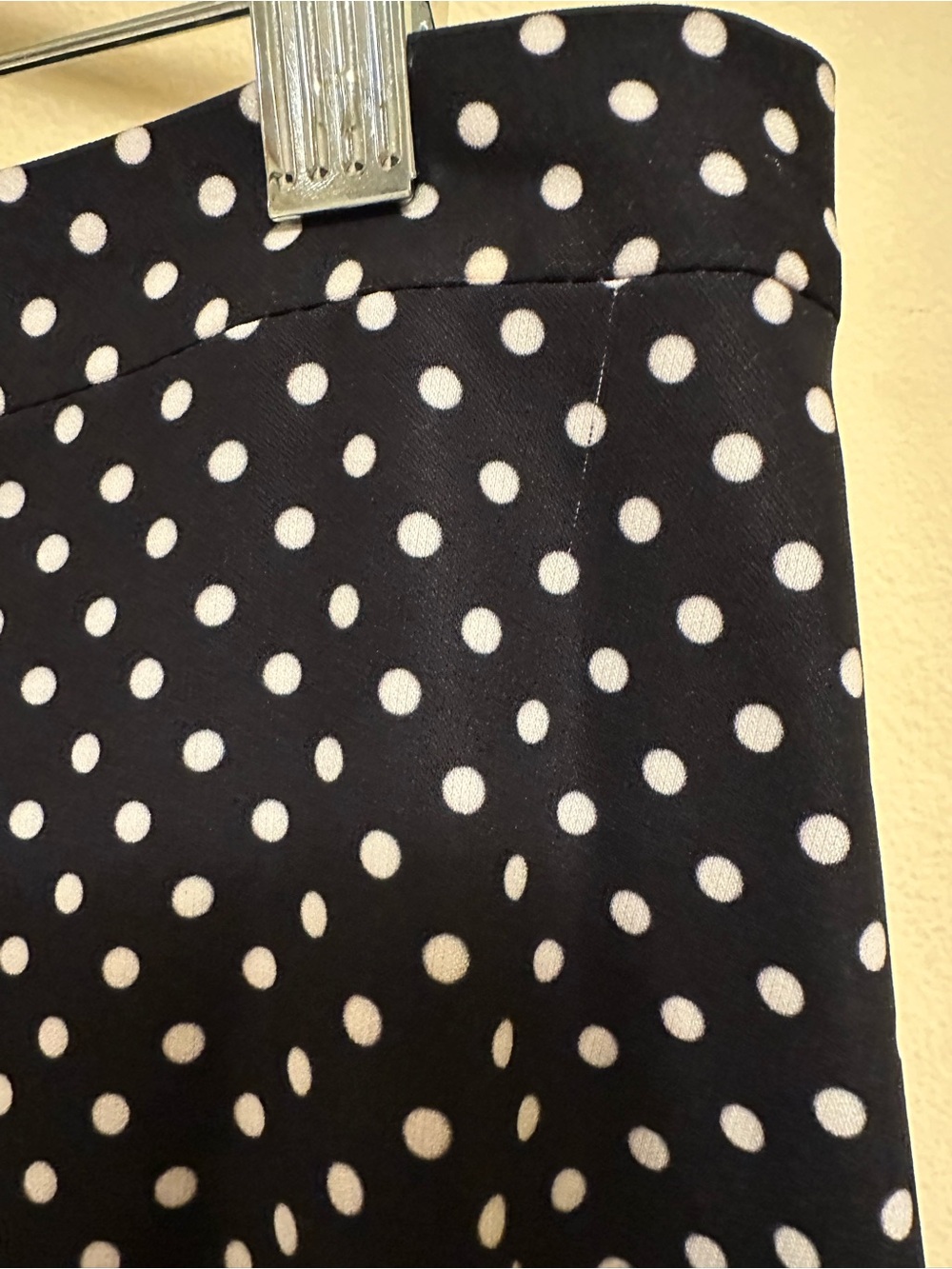 St. John Polka Dot Skirt Black And White 12 - Picture 3 of 7